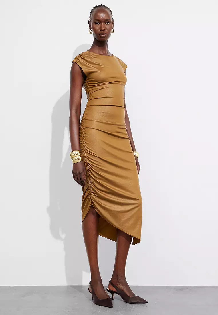 Buy Other Stories Draped Midi Dress 2025 Online ZALORA