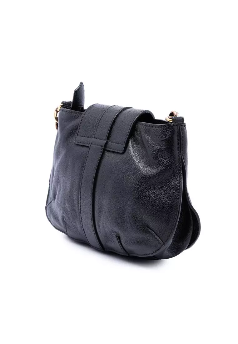 Pre-Loved Burberry Small Grained Calfskin Holyoake Crossbody