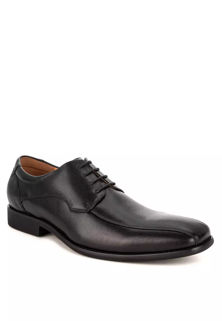 Quantum Black Derby Shoes