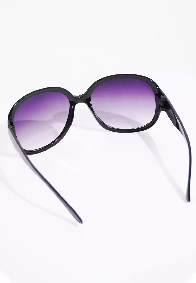DC037 Sunglasses Kacamata Hijab Nancy Black