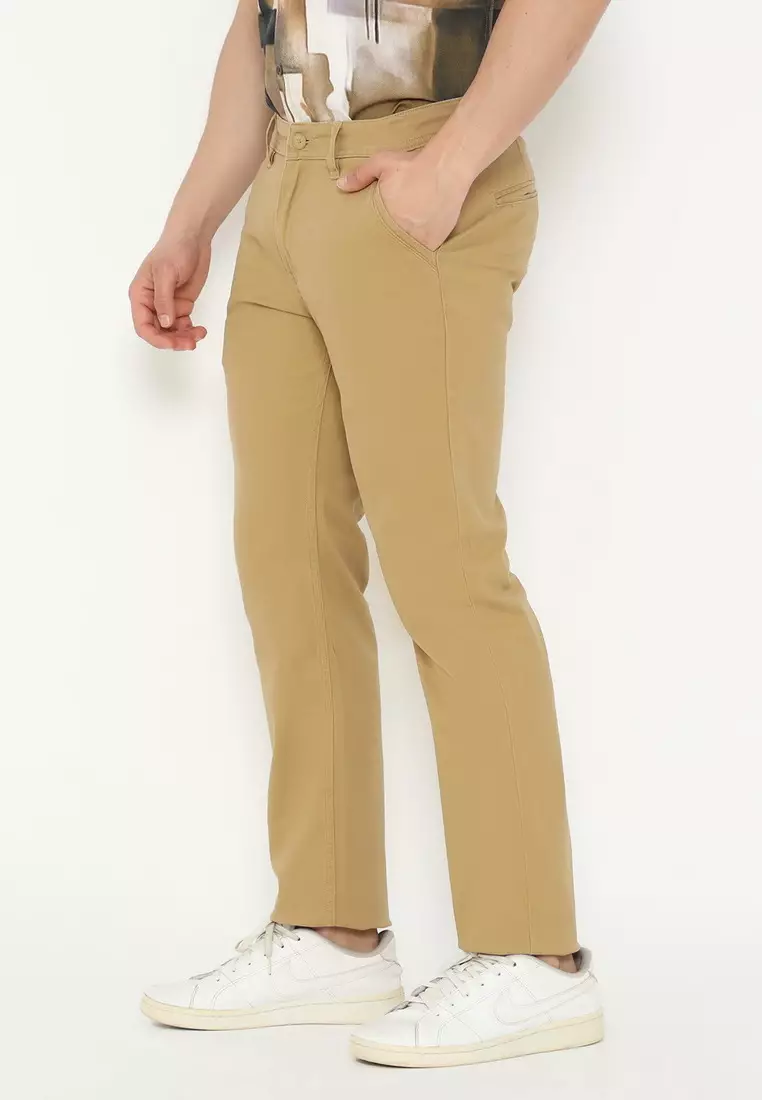 RBJ Celana Chino Panjang Cotton Premium Regular Fit Pria