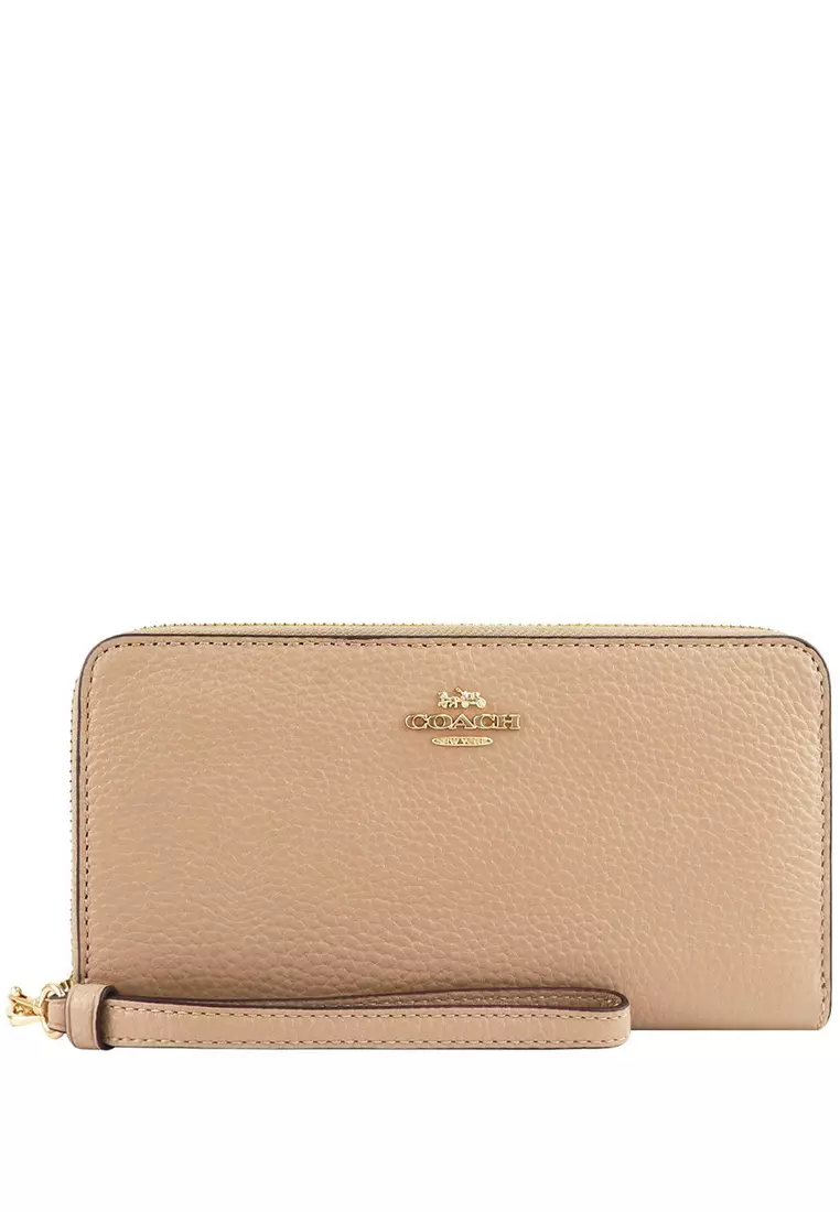 Coach wallet clearance beige