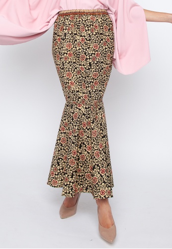 Summer Love red Batik Mermaid Long Skirt with Adjustable Waistline 14AE0AA85608CDGS_1