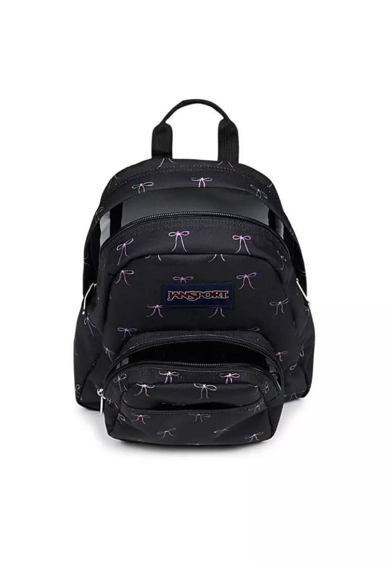 jansport - quarter pint black mini backpack Half for Women, Men, Girls, Boys, 10.2 have for your busy lifestyle JANSPORT] Half Pint Mini Backpack