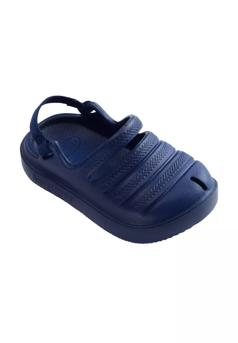 Discount on Havaianas  shoes - SKU: Baby Clog Sandals In Navy Blue