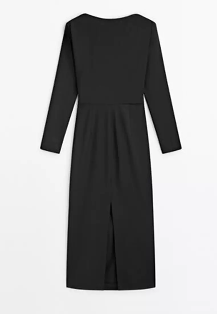 ☆日本未入荷*Massimo Dutti*プリントテクスチャースカート/R☆ レイヤードフラワープリントスカート（膝丈/ミディ丈スカート