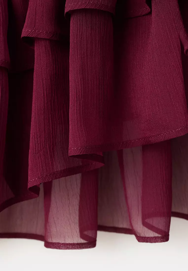 Fluid Ruffled Blouse