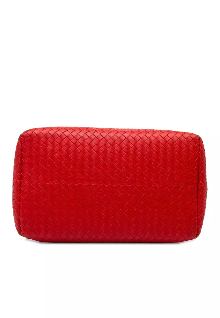 Pre-Loved Bottega Veneta Nappa Intrecciato Milano Tote
