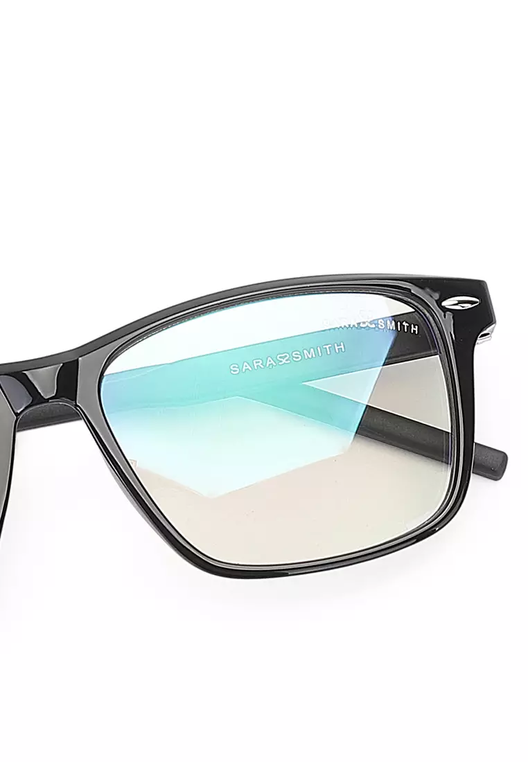 Unisex Photochromic Wayfarer Sunglasses - Glossy Black