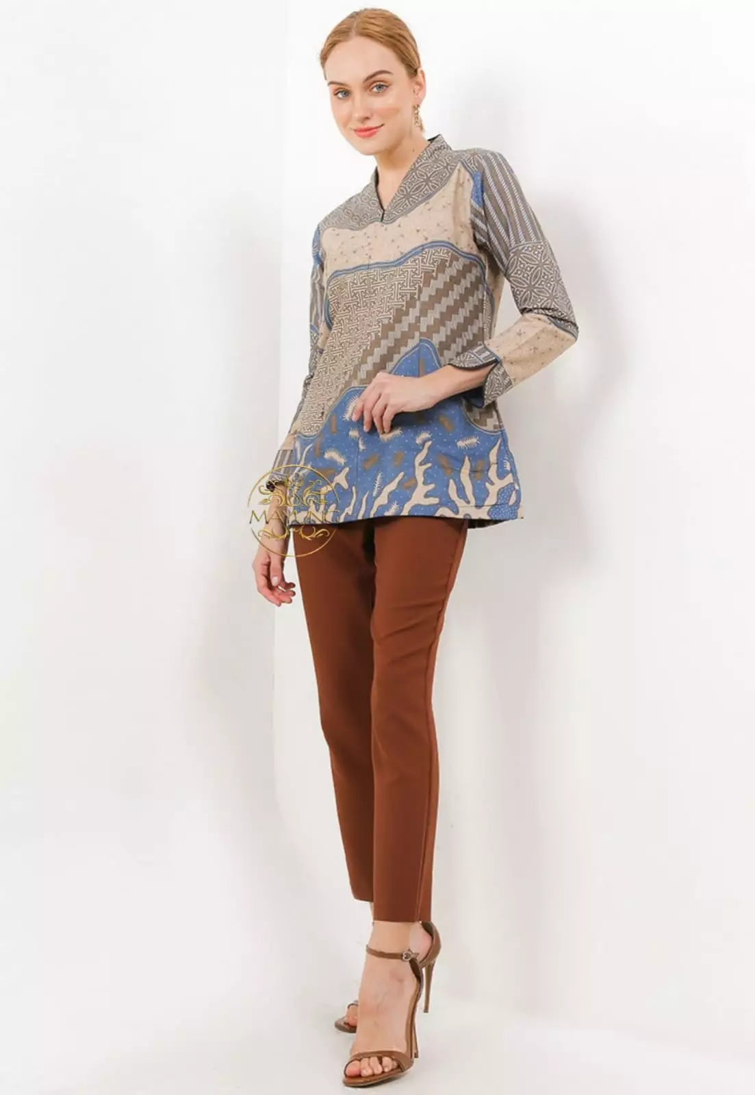 Blouse Batik Jayastu Premium Slimfit Elegant