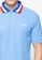 Mark Inc blue French Polo Shirt Light Blue 96547AA7CCD402GS_3