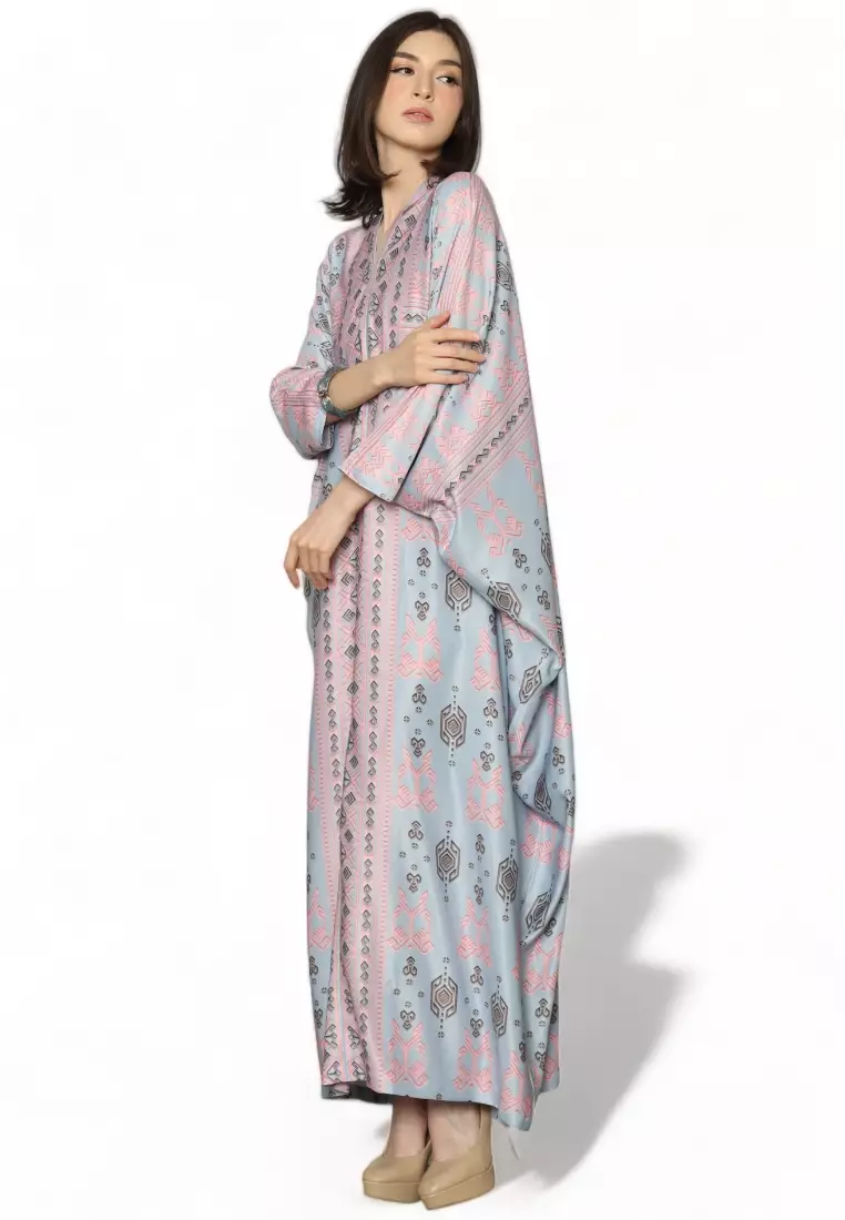 Kanzi Exclusive Long Sleeve Songket Kaftan