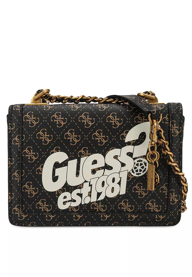 Guess abey crossbody flap bag Clearance
