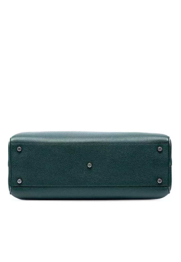 Pre-Loved Gucci Medium Calfskin Zumi Top Handle Bag