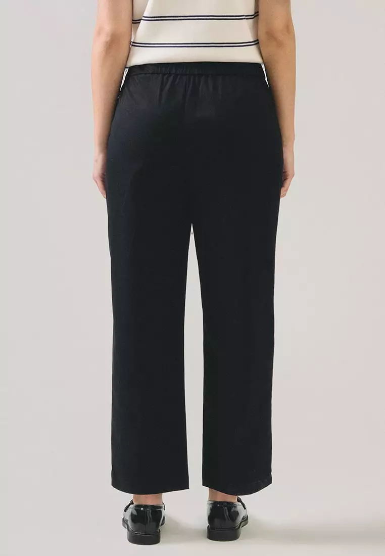 Pull Up Twill Trousers