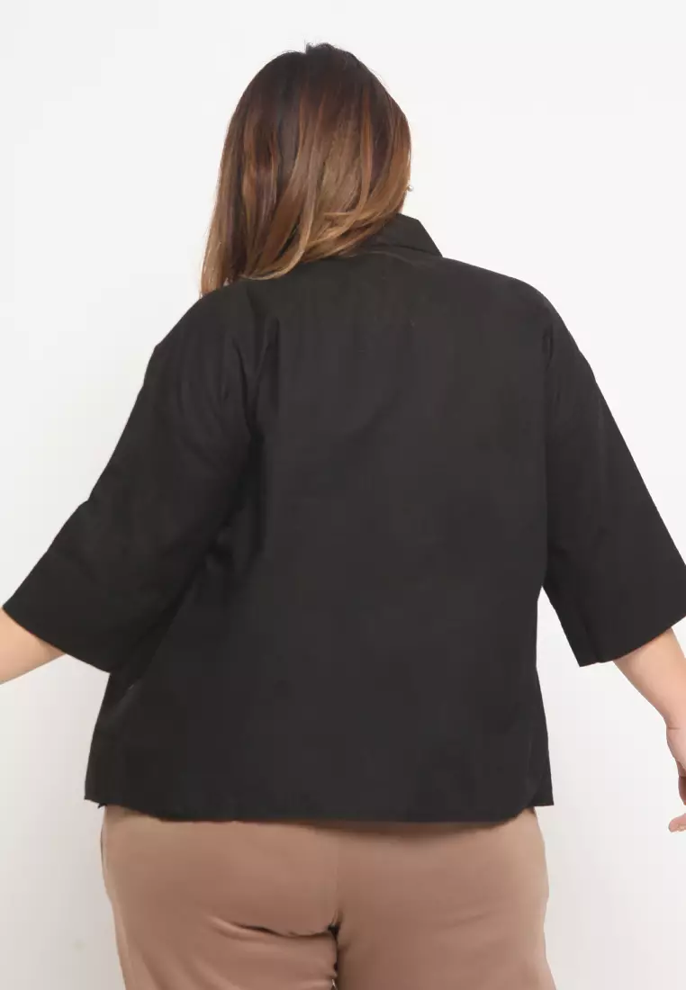 Plus Size Shirt Ye-Ri Black