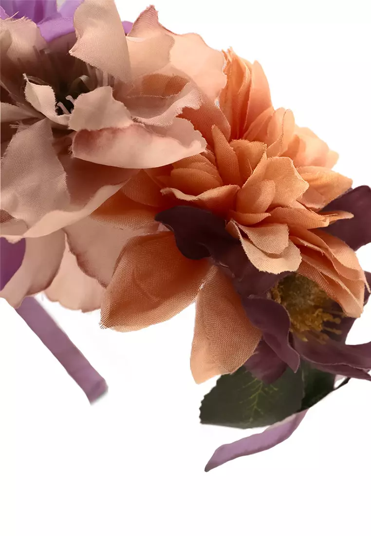 Megan Artificial Flower Headband