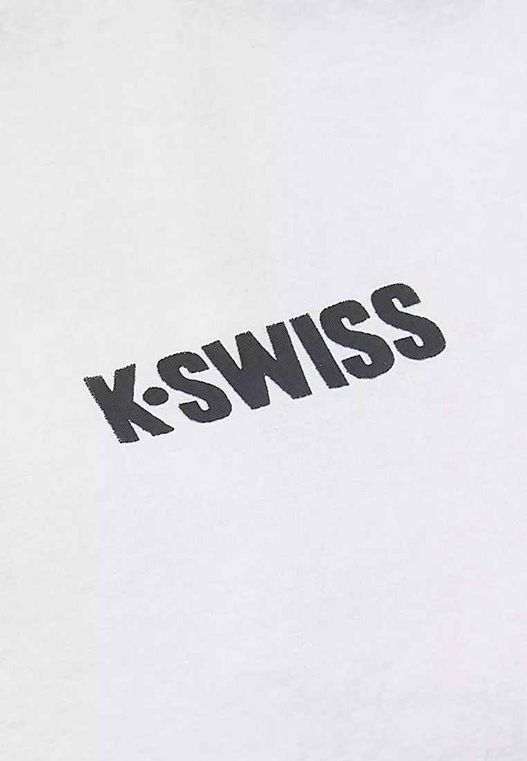 女裝 K-SWISS LOGO 荷葉邊連帽外套