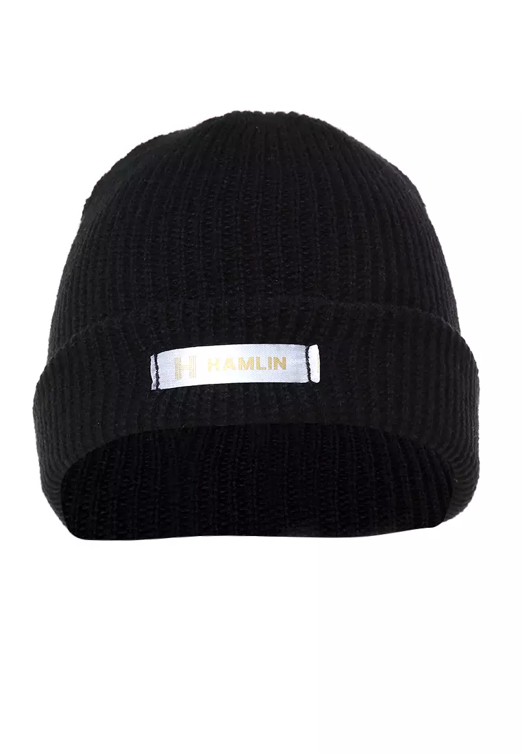 Jumpt Topi Kupluk Rajut Beanie Brimless Hats HIP HOP Unisex Comfortable Material ORIGINAL - Black