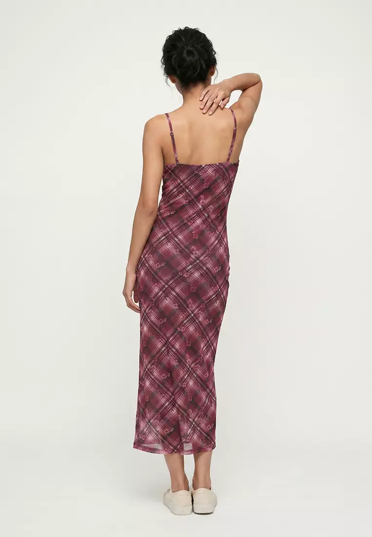 Claret Red Dress