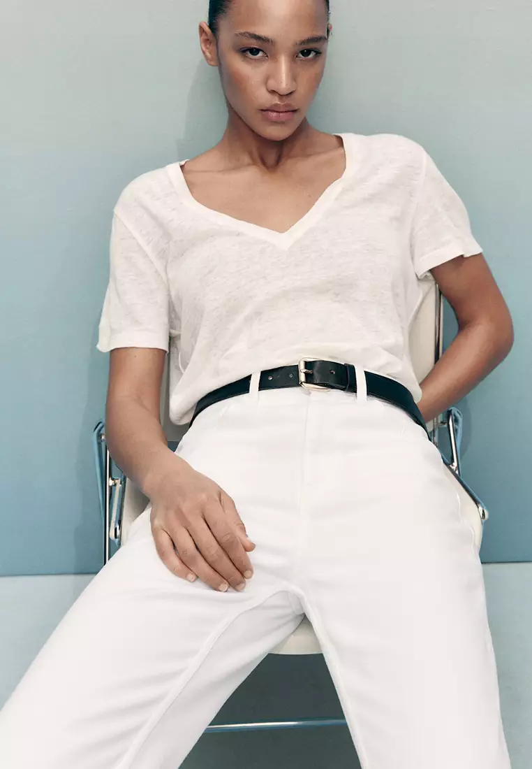 Matilda Medium-Rise Straight-Fit Jeans