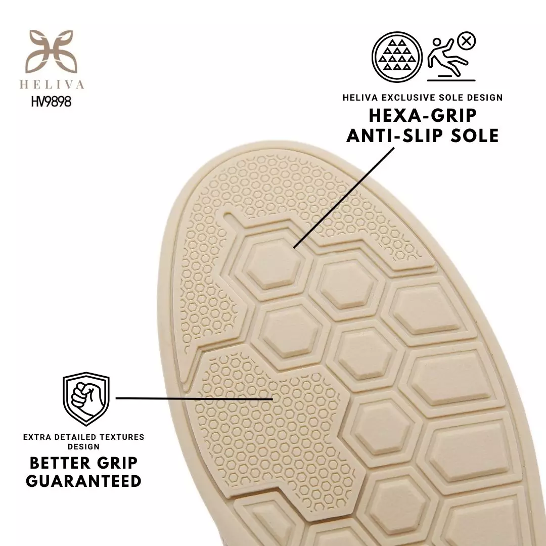 Heliva Miruna Colorblock Moccasin Loafers with Bow Accent HV9898