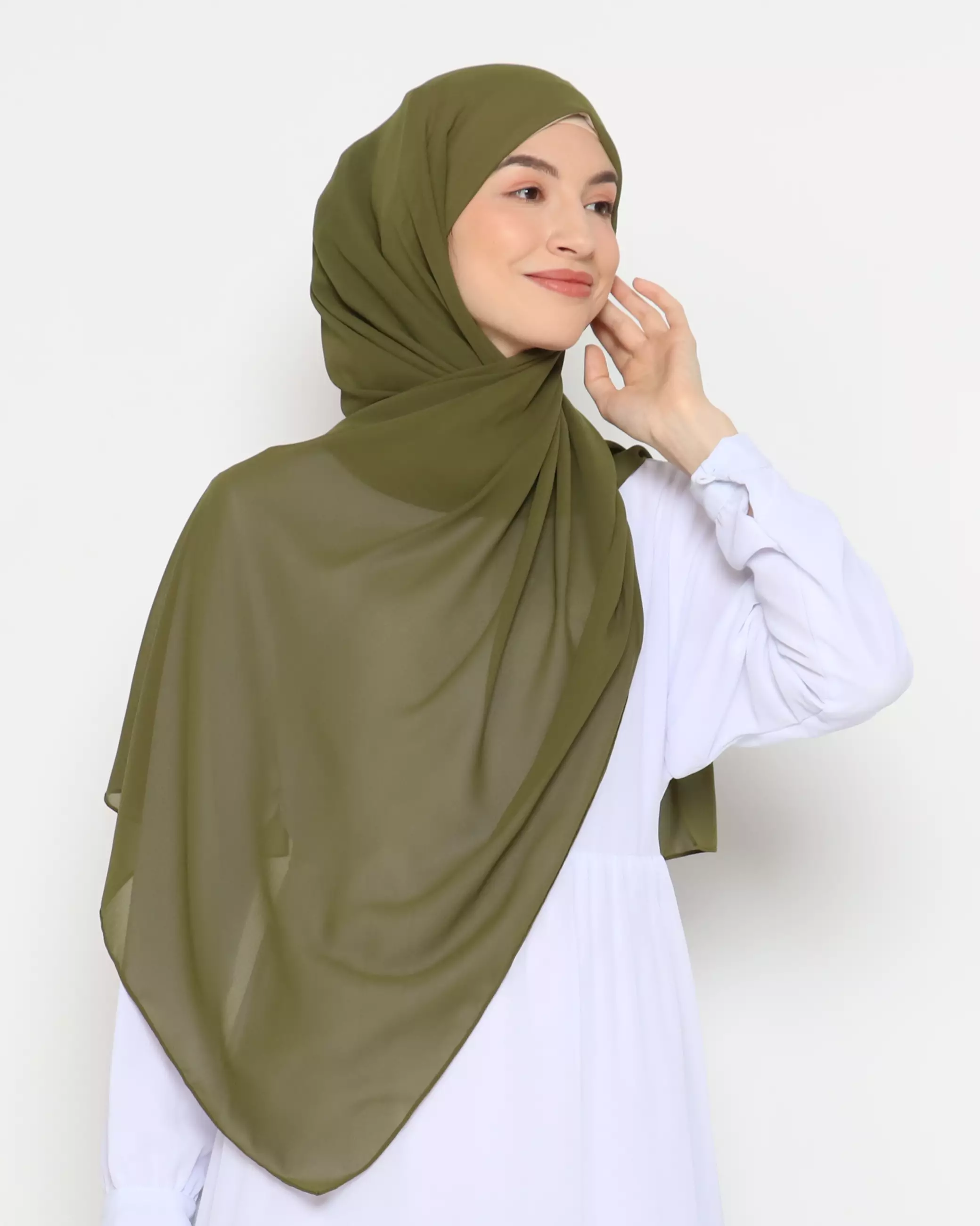 Pasmina Instan Cerutti Olive