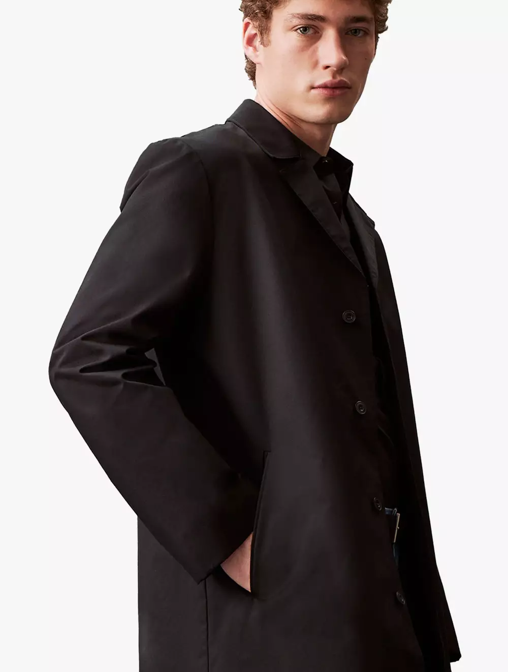 Classic Coat Calvin Klein Trench Coat Black Shop Calvin Klein