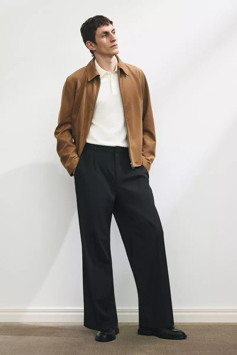 Slim Fit Textured polo shirt