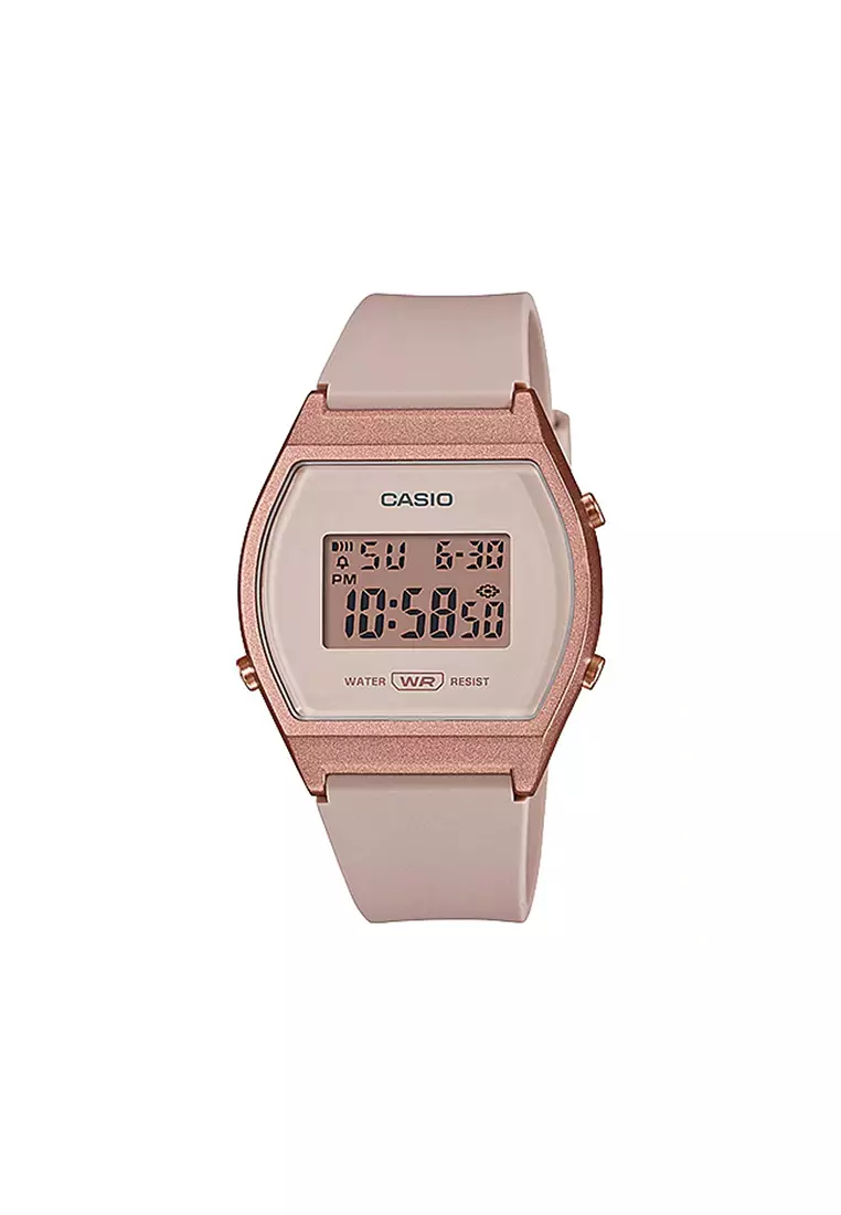Buy Casio Women's Digital Watch LW-204-4A Pink Resin Band Women