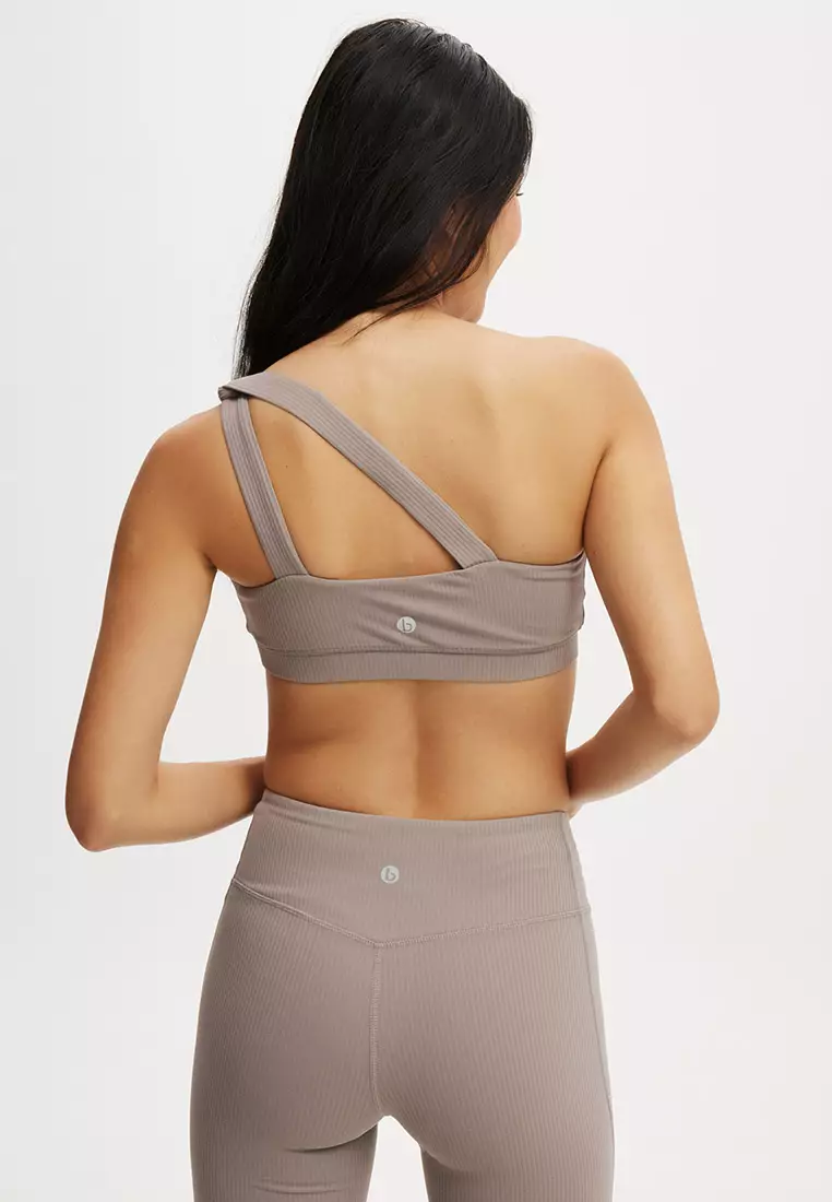 Ultra Soft Rib One Shoulder Crop Top