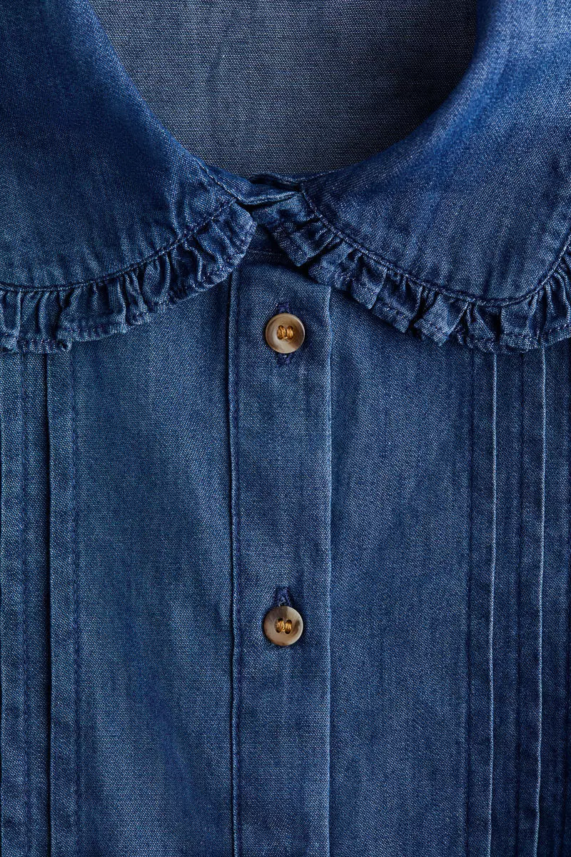 Denim blouse