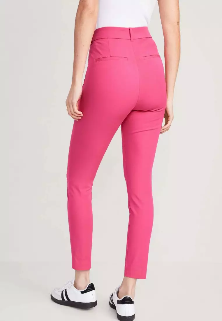 High-Waisted Never-Fade Pixie Skinny Ankle Pants For Women