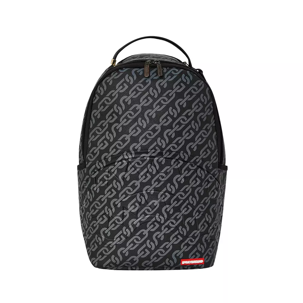 Jual Sprayground Sprayground Chain Backpack Black Silver Original 2024