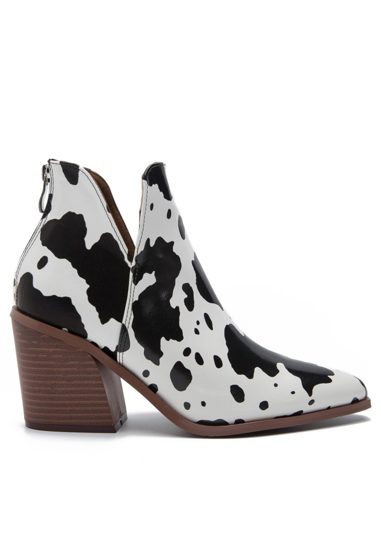 8CM Synthetic Leather Ankle Boots WTY1189-6