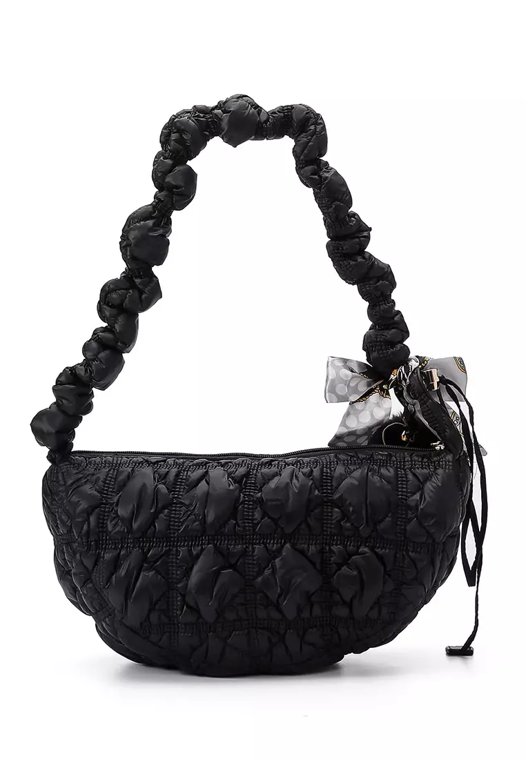 GYKACO KYUMI Black - Tas Wanita Sling Bag - Fashion Top Handle Bag (Import)