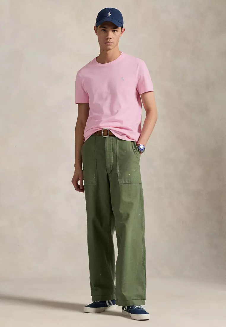 Custom Slim Fit Jersey Crewneck Short Sleeve T-Shirt