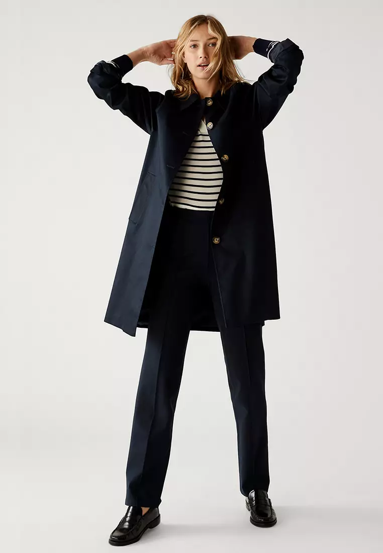 Jersey Straight Leg Trousers