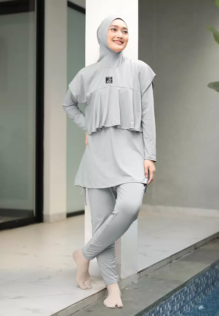 Baju Renang Muslimah Cetta Basic Swimwear Bigsize