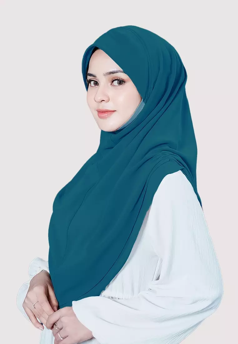 HIJAB INSTAN IRISH - DEEP TURQUOISE