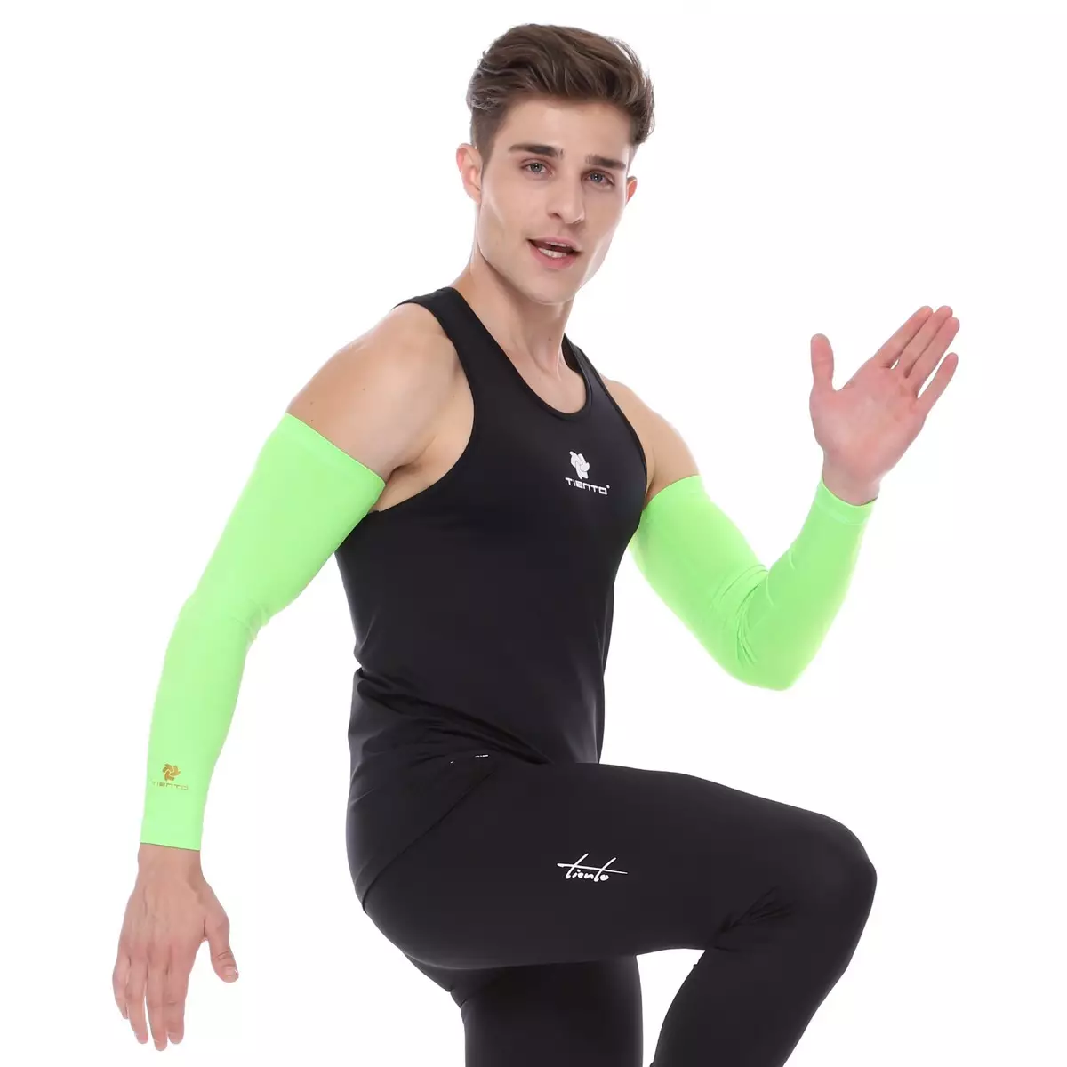 Jual Tiento Manset Tangan / Hand Sleeve/ Arm Sleeve Green Stabilo Men