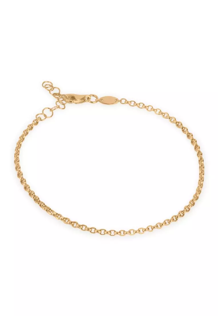 Rolo Chain Bracelet 14k Gold