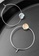 ZITIQUE silver Women's Crystal Hoop Earrings - Silver DAAAEAC11A815DGS_5