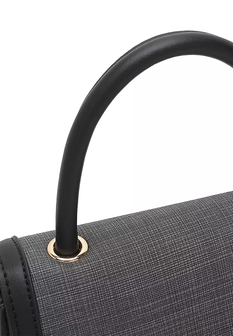 Women's Top Handle Bag / Sling Bag / Crossbody Bag / Shoulder Bag (Tas Tangan / Tas Selempang / Tas Bahu) - Hitam