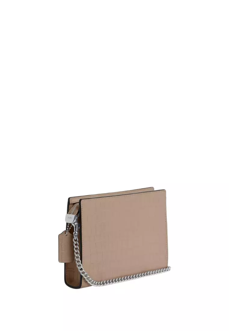 Slim Crossbody Silver Stone