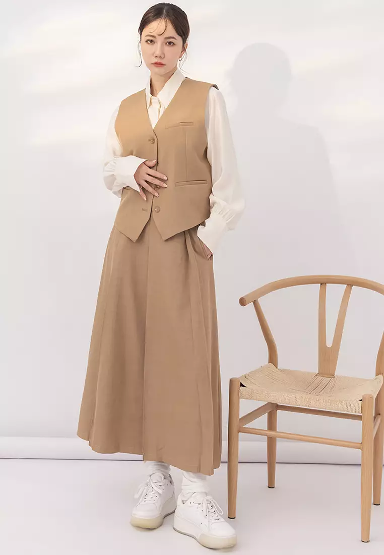 One-Pocket Suit Vest Top