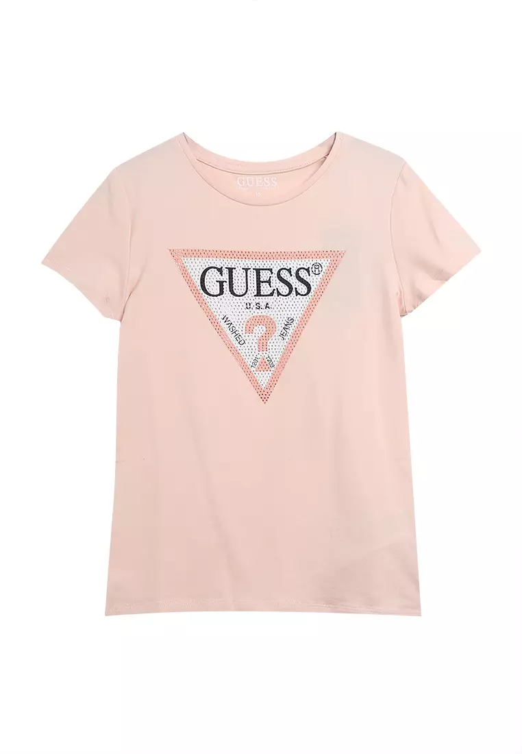Buy Guess Gems Logo Short Sleeve T-Shirt 2024 Online | ZALORA Singapore
