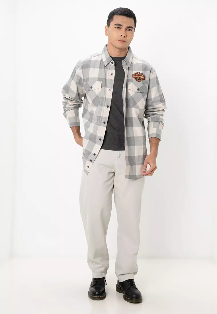 Buy Harley-Davidson Harley-Davidson® Heritage Plaid Long Sleeve Shirt ...
