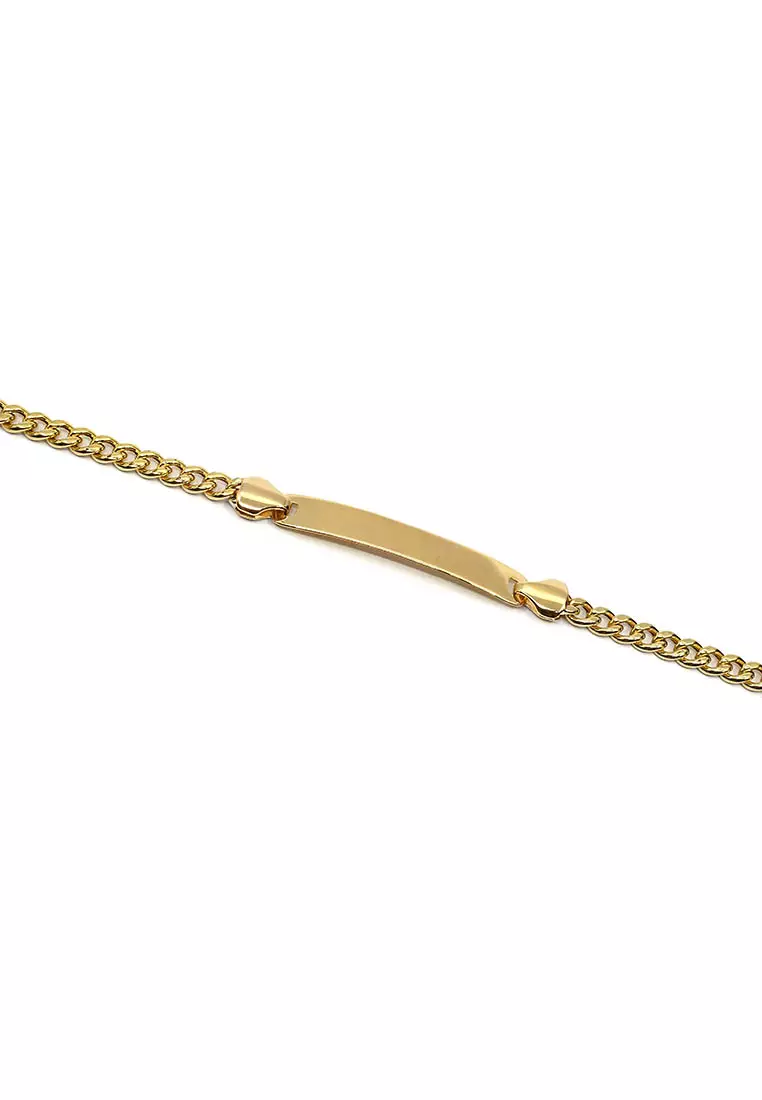 18K Italian Made Yellow Gold Bracelet