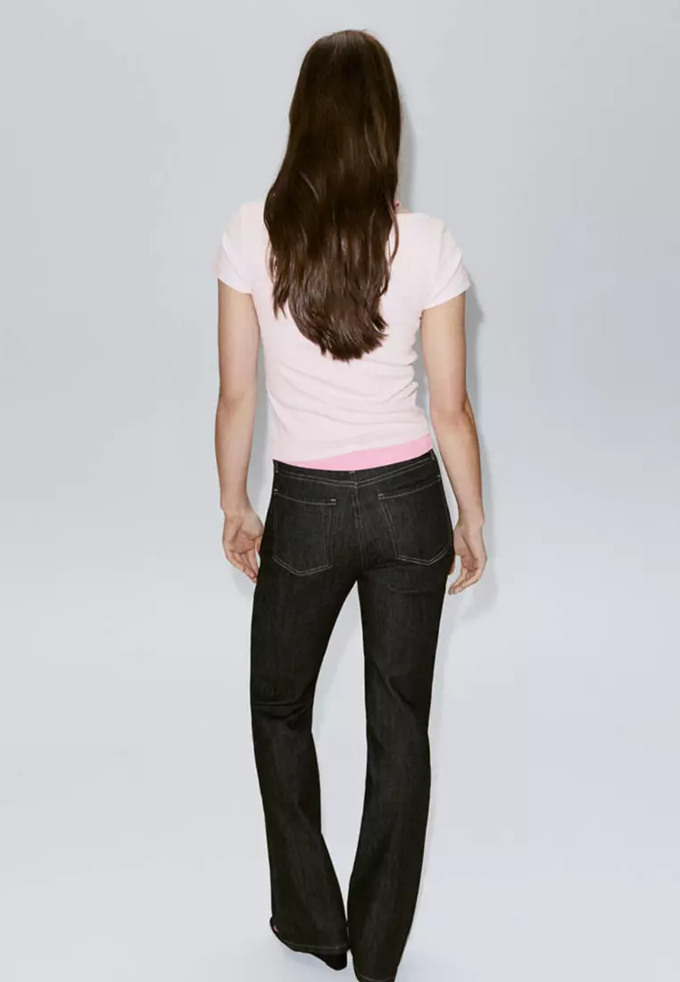Two-Tone Contrast T-Shirt